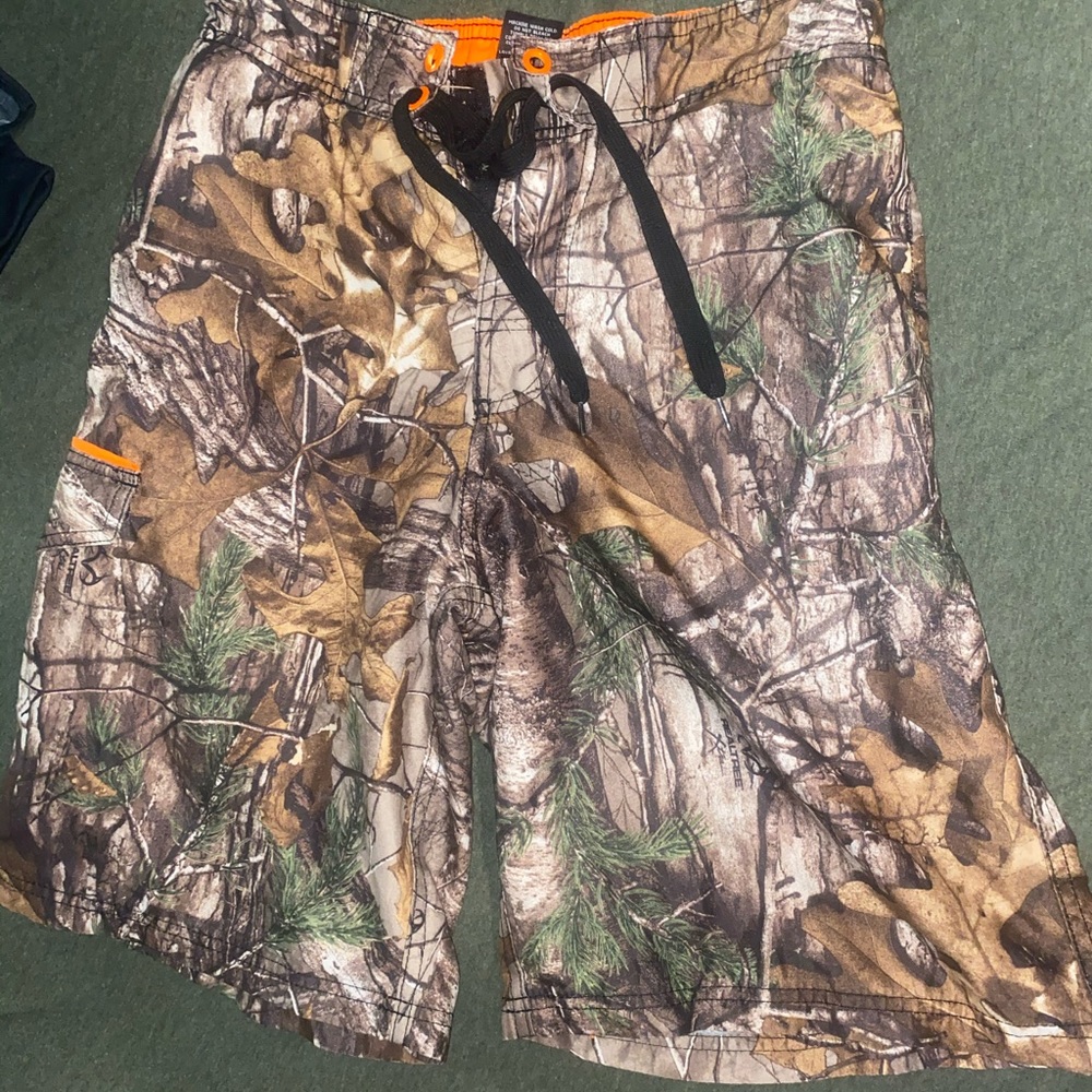 Men’s camouflage swim trunks size Small